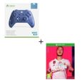 Manette Xbox Sans Fil Edition Spéciale Sport Blue + FIFA 20 Jeu Xbox One-0