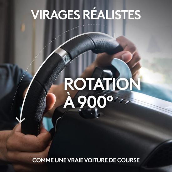 Pack Logitech Volant de Course G920 Driving Force Xbox One et PC + Levier de Vitesse Driving