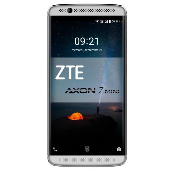 Achat T&eacute;l&eacute;phone portable ZTE Axon 7 Mini Gris pas cher