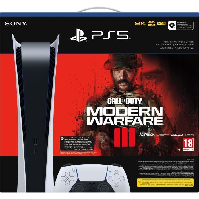 Pack PS5 & Modern warfare III Console de jeux Playstation 5 Digitale Neuf - vue 5