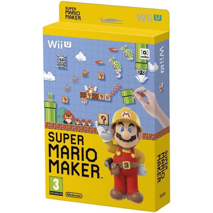 Super Mario Maker Jeu Wii U Cdiscount Jeux vidéo