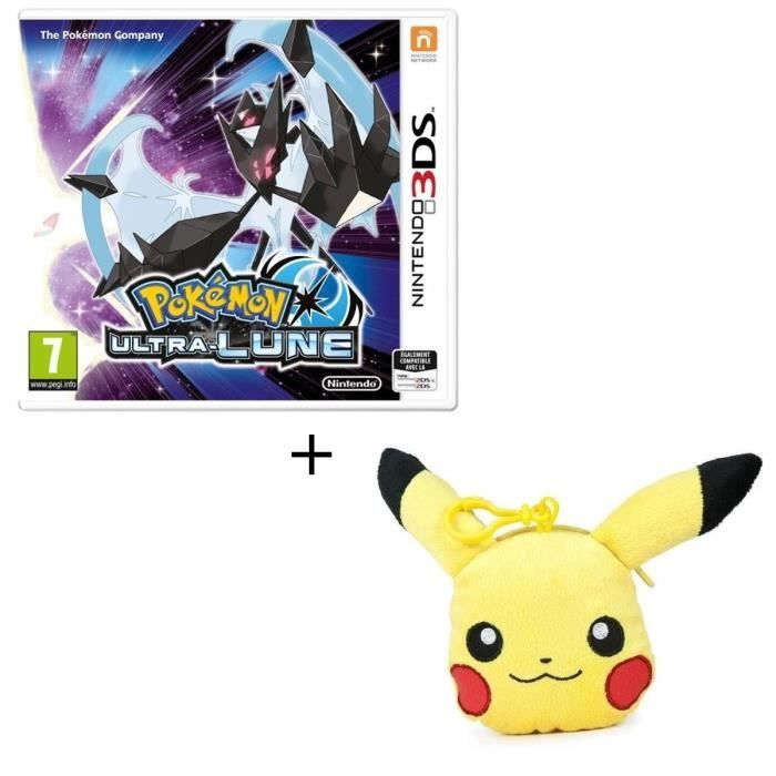 Pokémon Ultra Lune Jeu 3ds Porte Clé Porte Monnaie