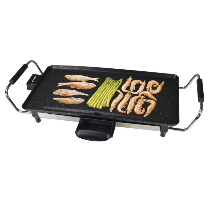 Plancha Roller Grill Electrique Avec Couvercle Jocca 5003p Plancha Grill Finition Pierre Achat Vente Plancha