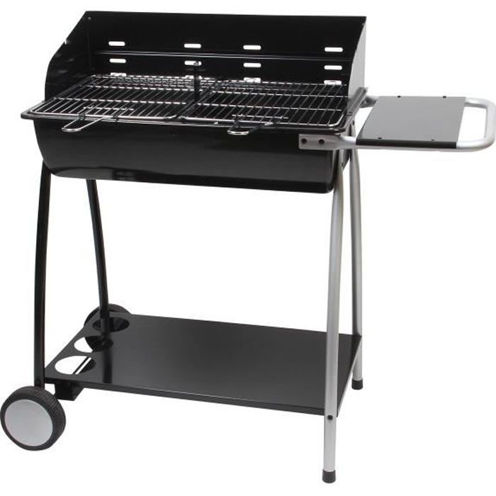 Barbecue Giga Au Charbon De Bois Noir Achat Vente Barbecue Barbecue Charbon Giga Cdiscount