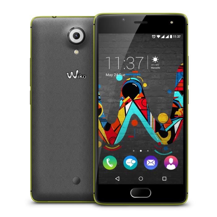 Vente Téléphone portable Wiko U Feel Lime pas cher Vente Téléphone portable Wiko U Feel Lime pas cher