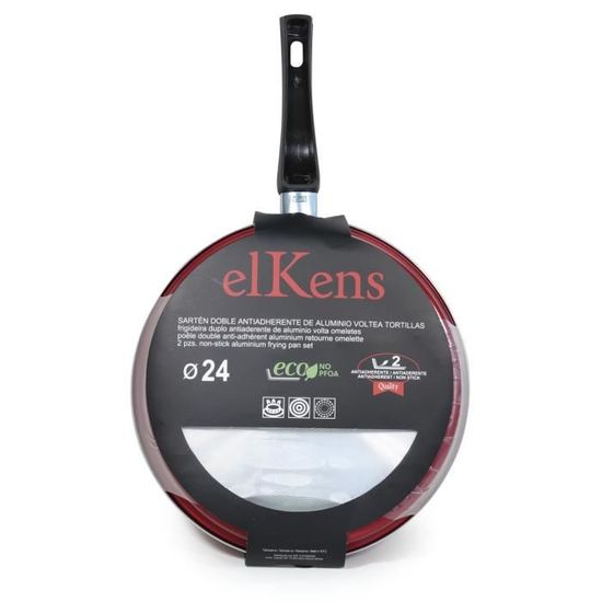 Quid Gastro/ Aluminium imprim/é / Po/êle Double 20/ cm Couleur Noir