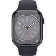 Apple Watch Series 8 GPS - 45mm - Boîtier Midnight Aluminium - Bracelet Midnight Sport Band - Regular-1
