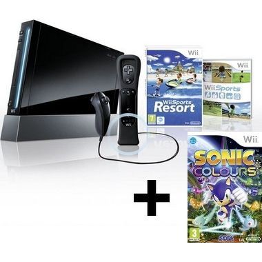 Acheter Wii NOIRE SPORTS RESORT + SONIC COLOURS Reconditionné - 179,90 € Wii NOIRE SPORTS RESORT + SONIC COLOURS Reconditionné - reconditionné disponible sur Cdiscount Seconde Vie