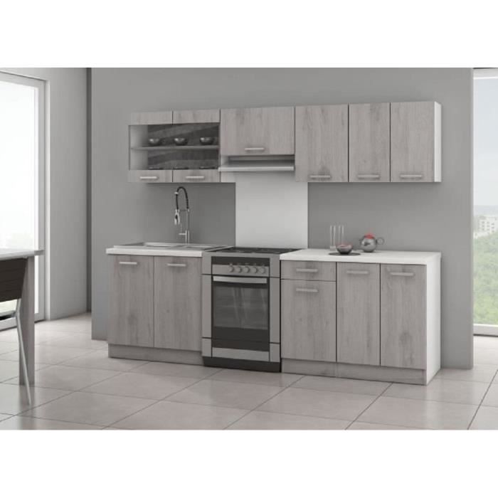 Cuisine Equipee Moderne Avec Electromenager Home Appliances Kitchen Cabinets Kitchen