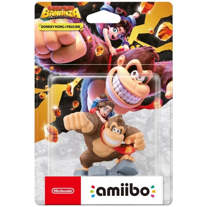 Figurine Amiibo - Donkey Kong & Pauline • Collection Donkey Kong