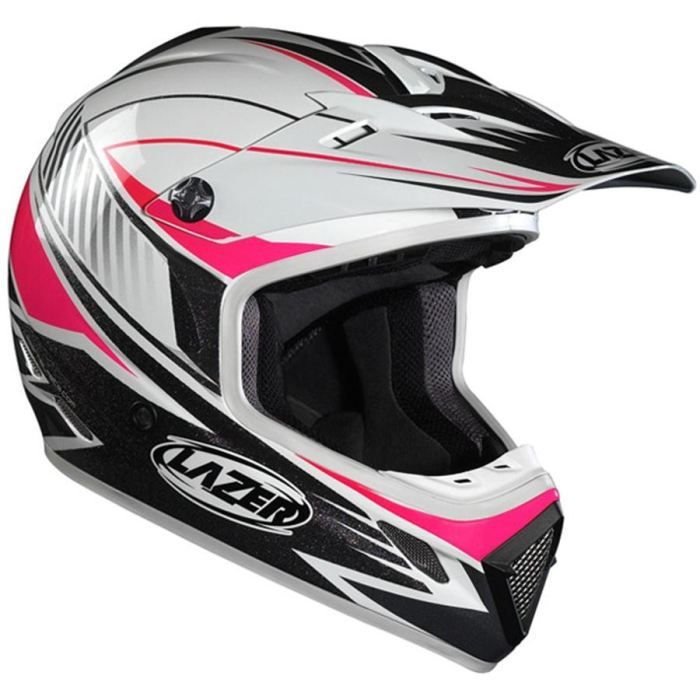 Lazer Casque Cross MX7 Prime Noir/Fuschia - Cdiscount Auto
