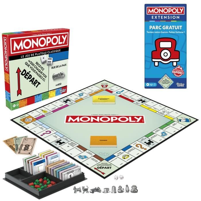 Monopoly Classique + Extension Parc gratuit