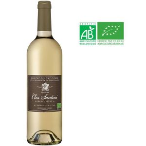 VIN BLANC Clos Santini Muscat du Cap Corse - Vin blance de Corse - Bio