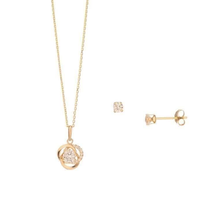 collier femme or parure collier femme or parure