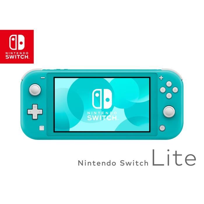 Pack Nintendo Switch Lite Turquoise + Mario + The Lapins Crétins