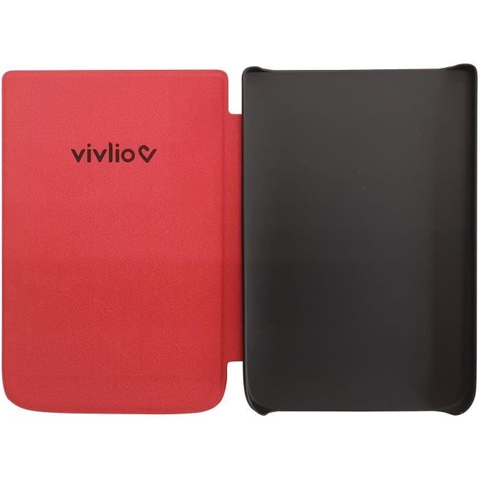 Liseuse Vivlio Touch Lux 5 - rouge - Decitre