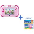 VTECH - Console Storio Max 2.0 5" Rose - Tablette Éducative Enfant 5 Pouces + 1 Jeu Peppa Pig OFFERT-0