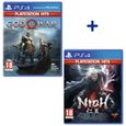 Pack 2 Jeux PS4 PlayStation Hits : God of War + Nioh-0