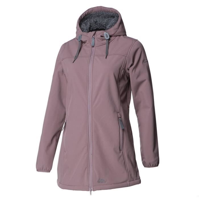 TRESPASS Veste Softshell Kristen - Femme - Violet clair TRESPASS Veste Softshell Kristen - Femme - Violet clair