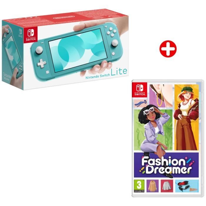 Pack Nintendo : Console Nintendo Switch Lite • Turquoise + Fashion Dreamer