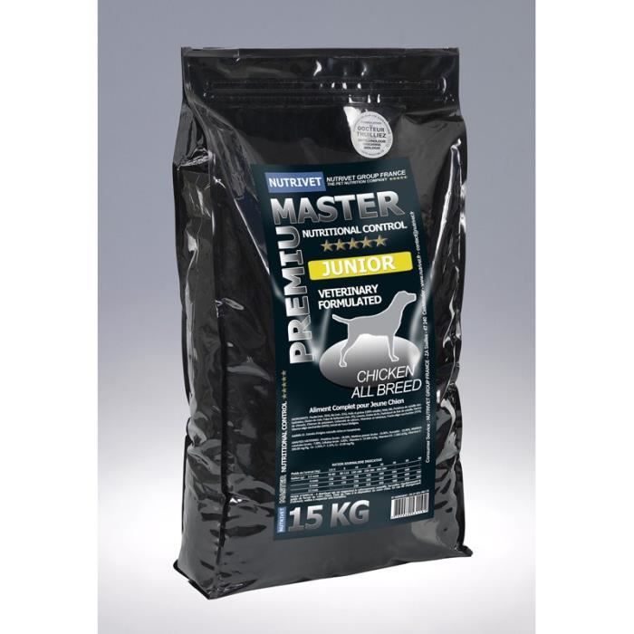 MASTER PREMIUM Croquettes chien master junior 15 KG MASTER PREMIUM Croquettes chien master junior 15 KG