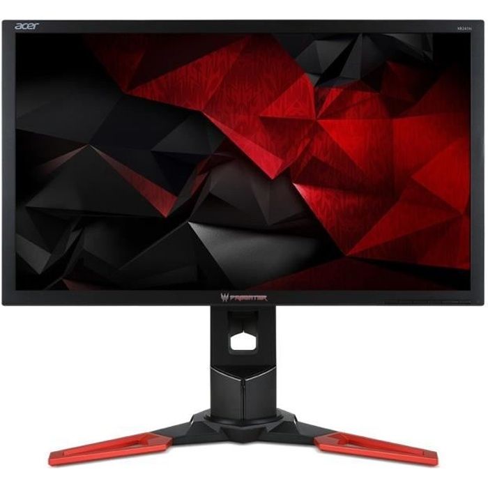 Ecran PC ACER Predator XB241Hbmipr - Ecran Gamer 24" - FHD - Dalle TN - 1ms - 180Hz - DisplayPort / HDMI - NVIDIA G-Sync pas cher Ecran PC ACER Predator XB241Hbmipr - Ecran Gamer 24" - FHD - Dalle TN - 1ms - 180Hz - DisplayPort / HDMI - NVIDIA G-Sync pas cher