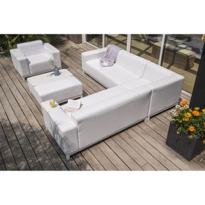 Salon Bas De Jardin Plastique 6 Place S Achat Vente Salon Bas