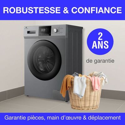 Lave-linge hublot CONTINENTAL EDISON CELL10140W1 - 10 kg - Le CrocoDeal