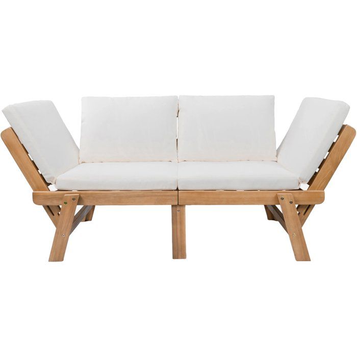 Banquette jardin convertible acacia FSC 2 places KAYDA