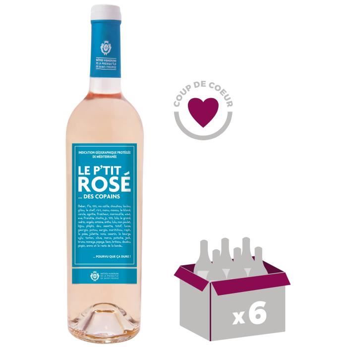 6 bouteilles + 1 magnum - Le P'tit Rosé des Copains Méditerranée