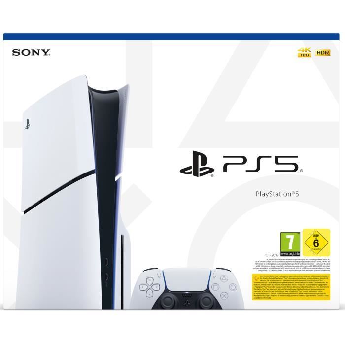 Console PlayStation 5 PS5 - Edition Standard avec lecteur de disque à  453,78€