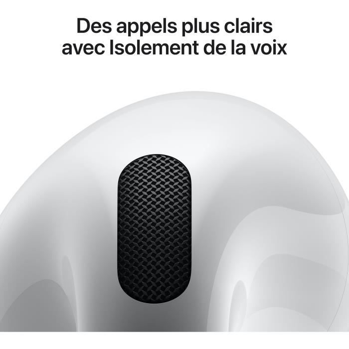 Apple AirPods 4 avec réduction active du bruit