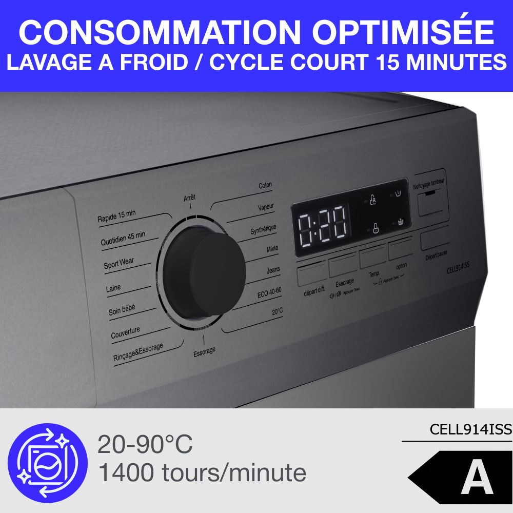 Lave-linge CONTINENTAL EDISON