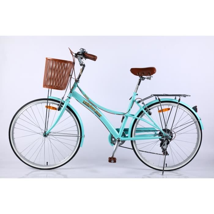 Velobecane Paris Velo de ville Turquoise Cdiscount Sport
