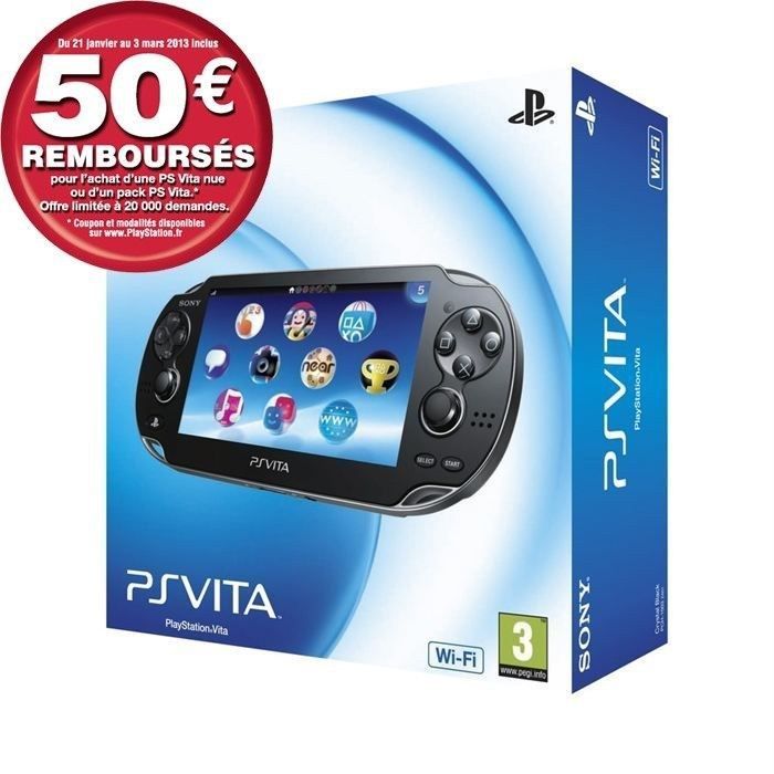 PS Vita Noire WiFi Cdiscount Jeux vidéo
