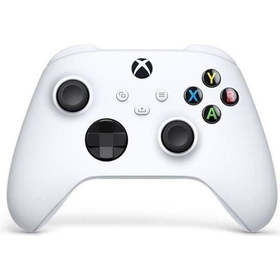 Manette Xbox Series sans fil nouvelle génération – Robot White – Blanc – Xbox Series / Xbox One / PC Windows 10 / Android / iOS