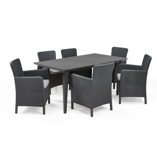 kook een maaltijd produceren Overtekenen Table de jardin - rectangulaire 160cm - gris graphite - en résine - 6 personnes - Lima - Allibert by KETER - Cdiscount Jardin kook een maaltijd produceren Overtekenen Table de jardin - rectangulaire 160cm - gris graphite - en résine - 6 personnes - Lima - Allibert by KETER - Cdiscount Jardin