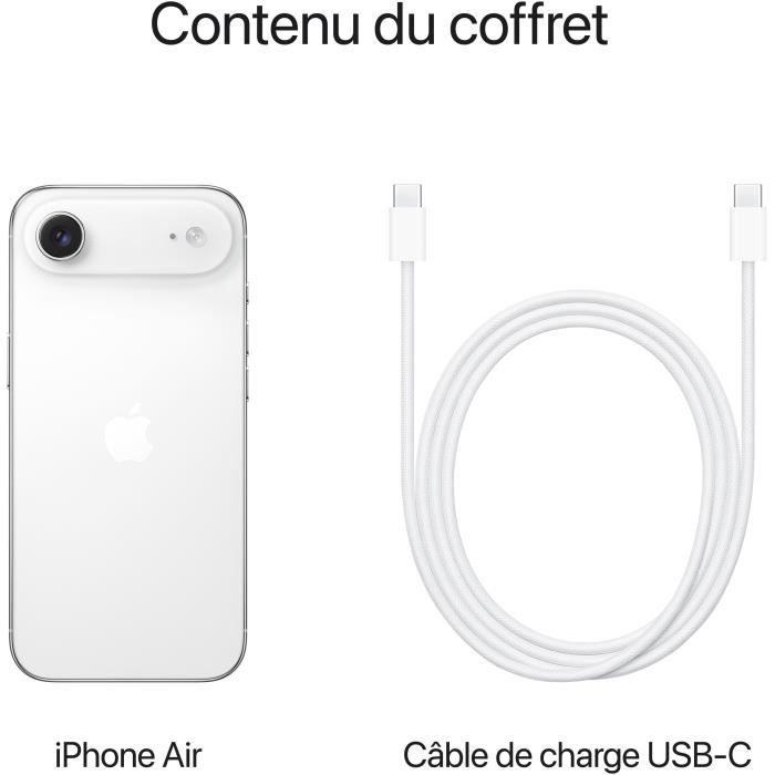APPLE iPhone Air 512GB Cloud White - Cdiscount Téléphonie