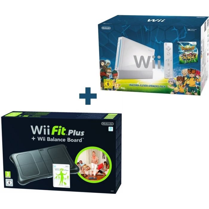 Acheter PACK INAZUMA ELEVEN STRIKERS + Wii FIT PLUS NOIR Reconditionné - 199,90 € PACK INAZUMA ELEVEN STRIKERS + Wii FIT PLUS NOIR Reconditionné - Nintendo reconditionné disponible sur Cdiscount Seconde Vie