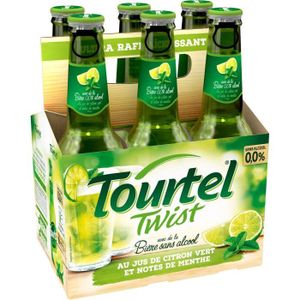 BIERE Tourtel Twist Mojito - Bière sans alcool  - 6 x 27