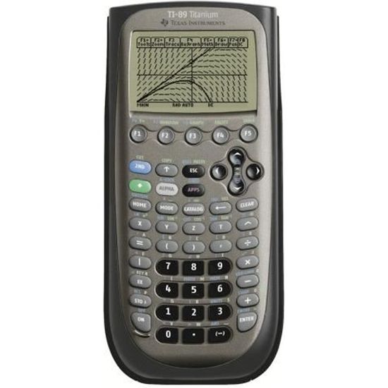 Calculatrice Texas Instruments TI-89 Titanium - A main, Professionnelle