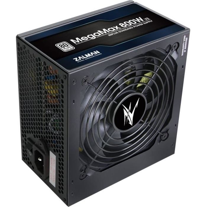 ZALMAN - MegaMax 800W v2 (80+) - Alimentation PC - Cdiscount Informatique