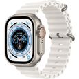 Apple Watch Ultra GPS + Cellular - 49mm - Titanium - Bracelet White Ocean Band-0