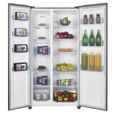 Réfrigérateur Side By Side CONTINENTAL EDISON  CERASBS442IX1 - 2 Portes - 442L - Total No Frost - Inox - Classe E-2