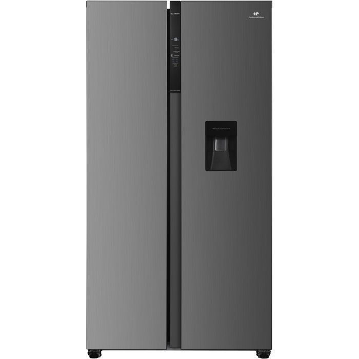 Réfrigérateur américain CONTINENTAL EDISON CERA592NFIXC Distributeur deau 592 Total No Frost Classe C Inox