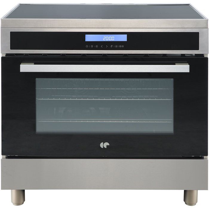 Cuisinière à induction CONTINENTAL EDISON CECPI9060IXD 5 foyers 90 cm