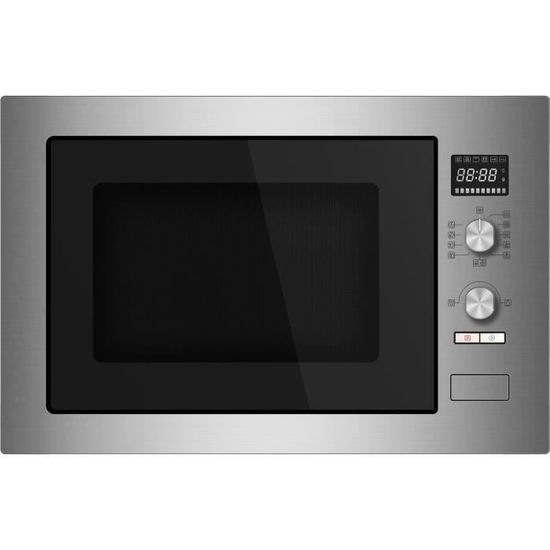 Micro Ondes Combiné Encastrable Continental Edison Cemoc34Ixe L59,5 X H46 X  P46,8 Cm Inox 34L - Cdiscount Electroménager