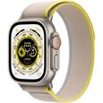 Apple Watch Ultra GPS + Cellular - 49mm - Titanium - Bracelet Yellow/Beige Trail Loop - S/M-0