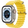 Apple Watch Ultra GPS + Cellular - 49mm - Titanium - Bracelet Yellow Ocean Band-0