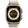 Apple Watch Ultra GPS + Cellular - 49mm - Titanium - Bracelet Yellow/Beige Trail Loop - S/M-1